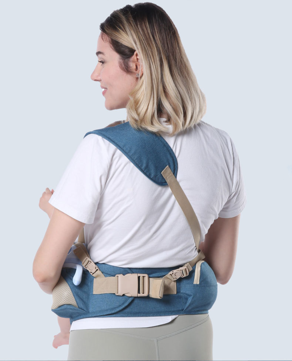 Rockabye Baby Hip Seat Carrier with Chest & PADDED Shoulder Strap