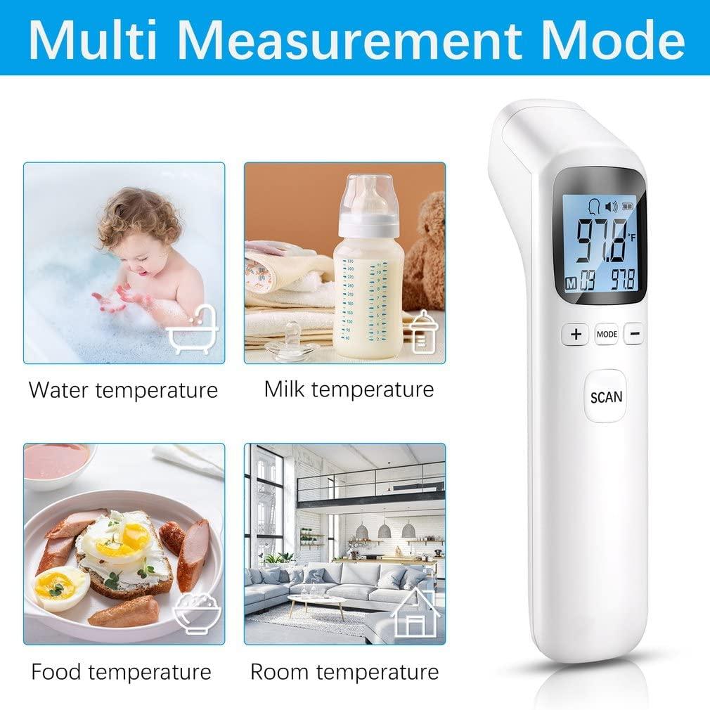 Multifunctional Non-Contact Forehead, Object & Milk Thermometer by Rockabye