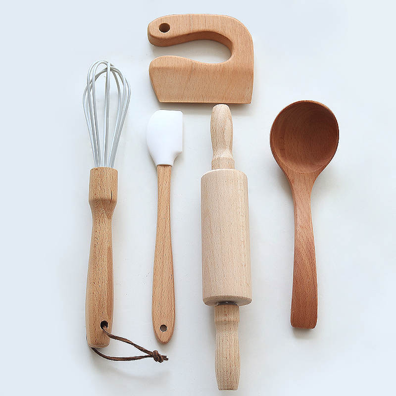 PIRA montessori wooden cooking and baking 5 pcs set