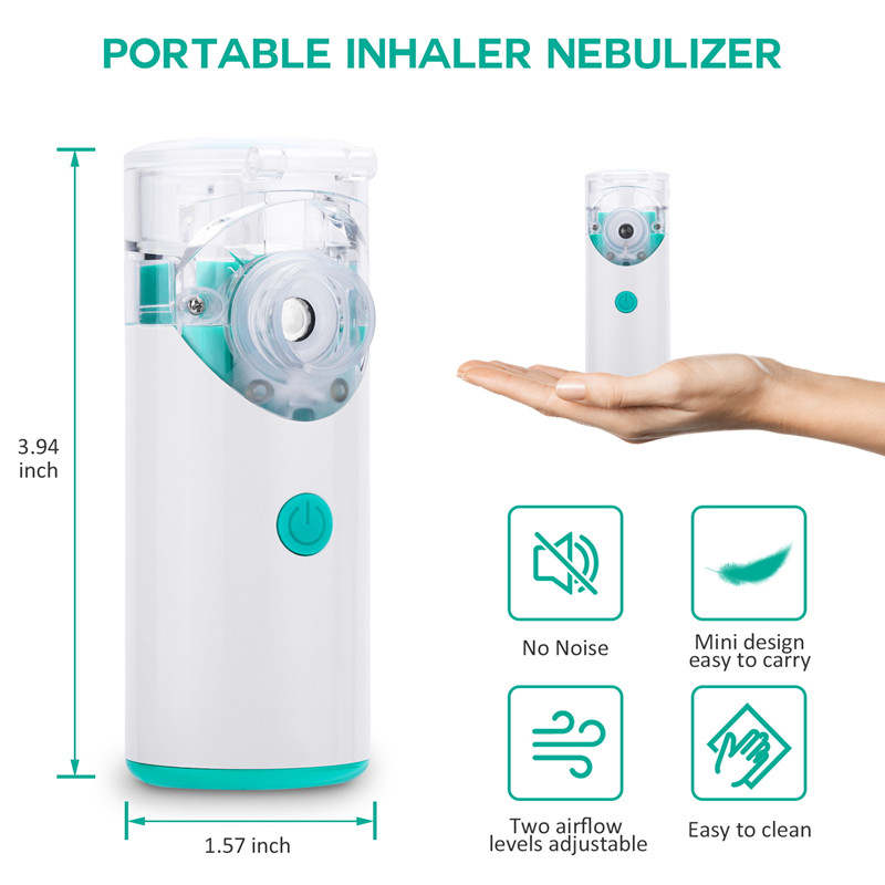 Handheld rechargeable Mesh Nebulizer by Rockabye