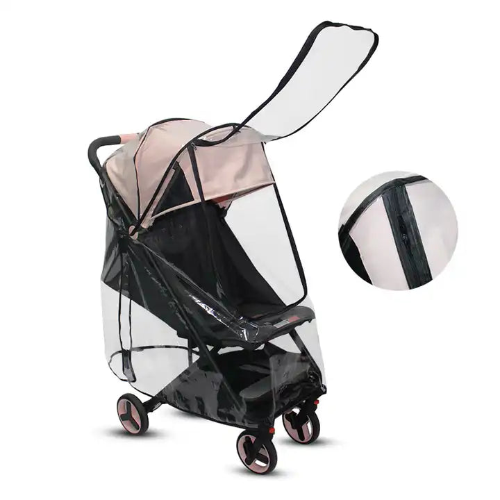 PIRA Universal stroller rain cover with window- EVA material