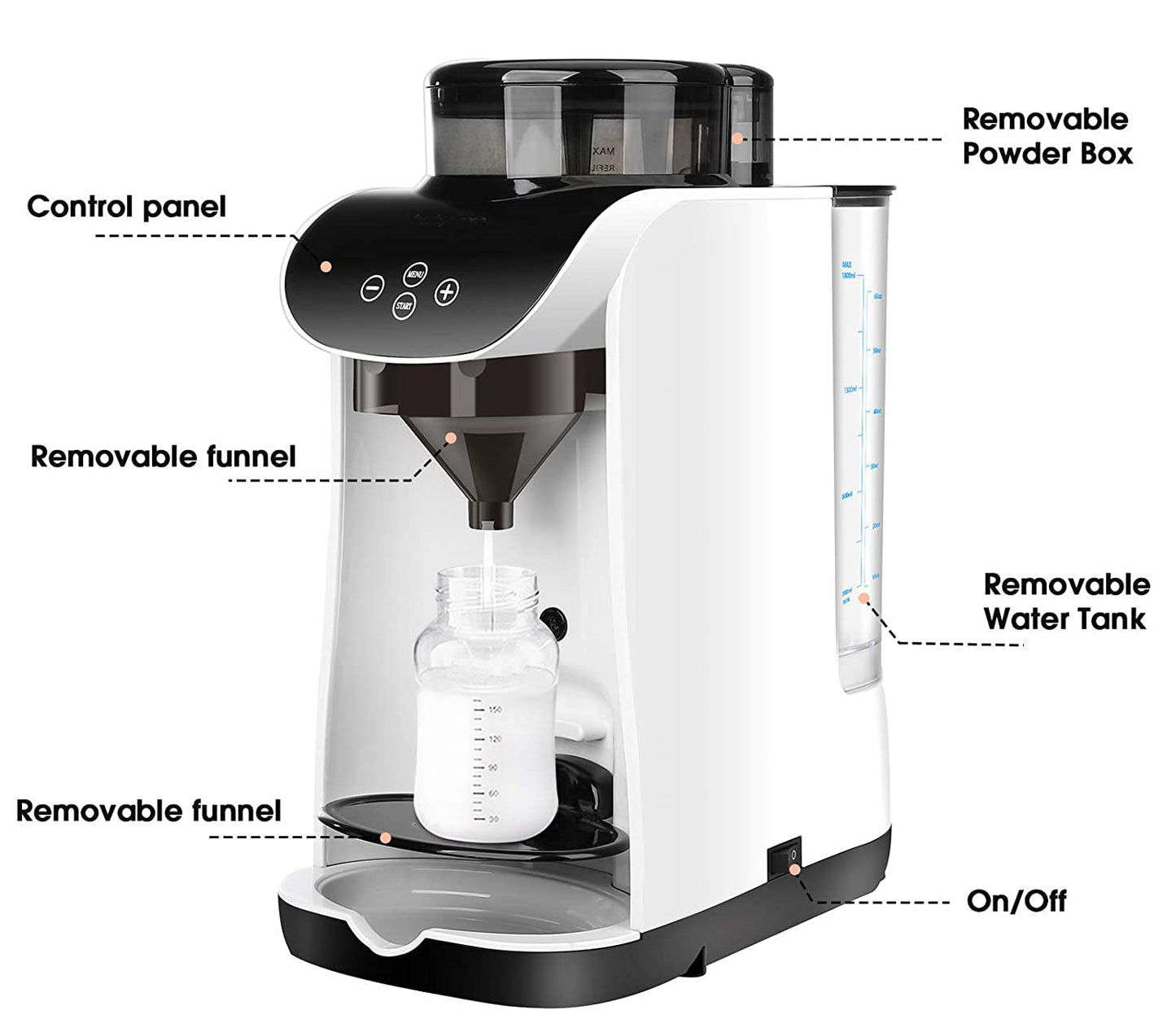 Automatic Smart Baby Formula Maker WIFI by Rockabye