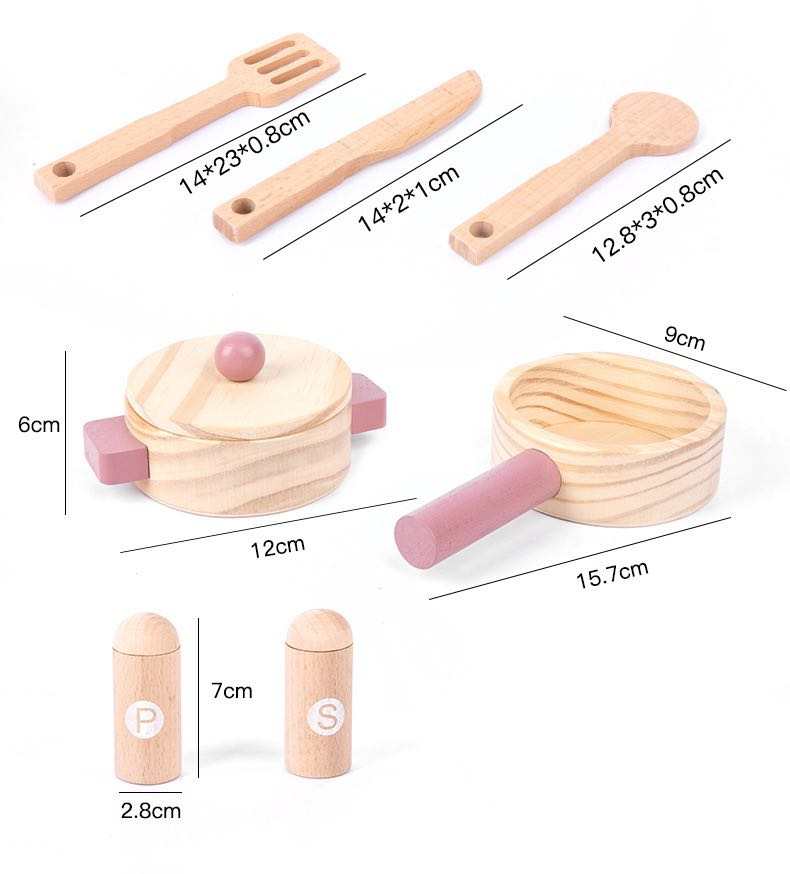 PIRA Wooden 2-in-1 Bakery & Market Stall with Accessories