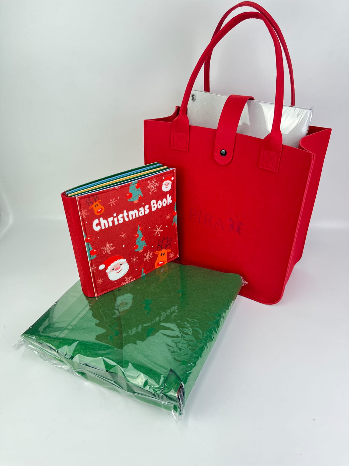 PIRA CHRISTMAS EDITION plus FREE Felt Bag-3 in 1 (Christmas Tree, Nativity Set, Christmas Book)