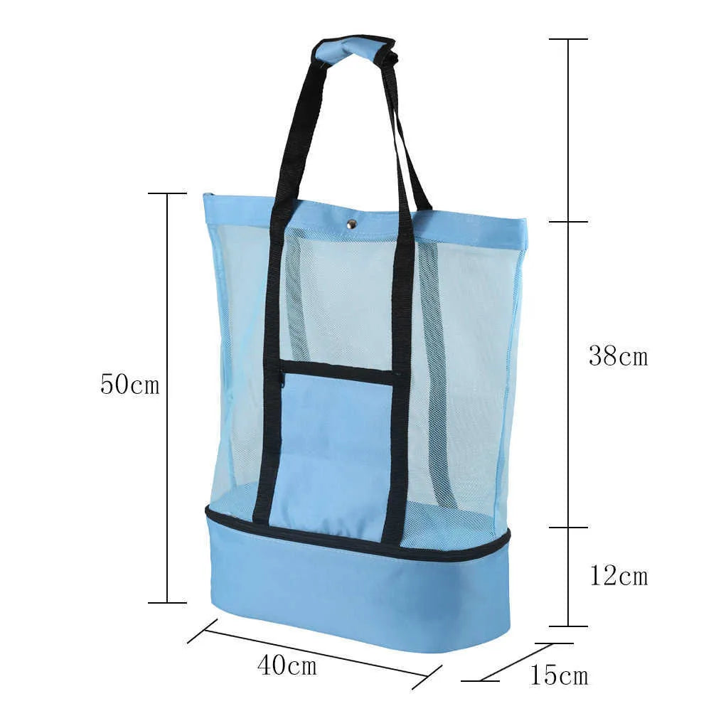 Beach bag with built in cooler sale